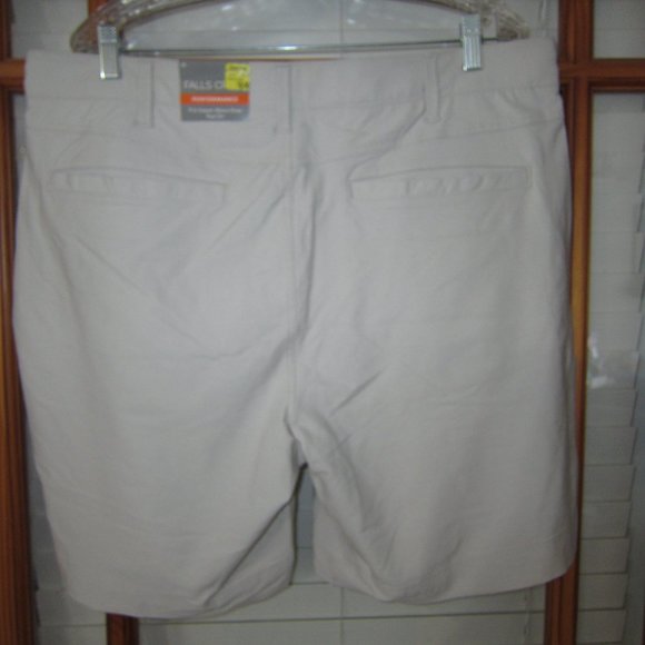 Falls Creek Performance Golf Shorts Comfort Waistband Men's 40, 46 Khaki NEW - Picture 3 of 5